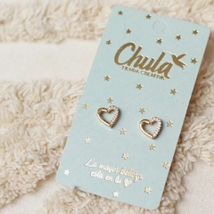 Aretes Corazón Circones