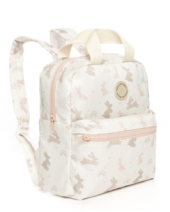 ​MOCHILA CON LONCHERA INFANTIL AMPARO CONEJOS ROSA - comprar online