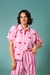 Camisa Alma Cherry