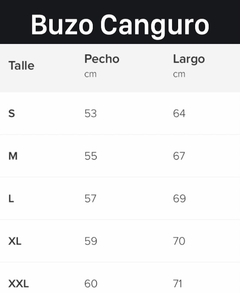 Buzo Canguro Frisa Sublimable y Para DTF - oncetex