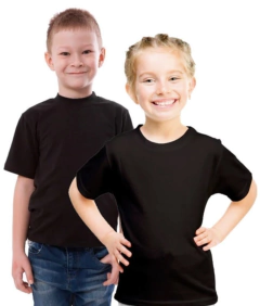 Remera Spun 24.1 Pesada Gris/ Color Niños - comprar online