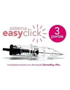 AGULHA DERMOMAG EASY CLICK 3 PONTAS - comprar online