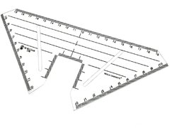 RÉGUA DIAMANTE ESPECIAL P/ DESIGN DE SOBRANCELHAS - comprar online