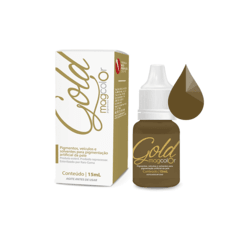 Pigmento Castanho Claro Magcolor GOLD 15ml - comprar online