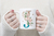 Caneca Inicial Dourada - Luck Lembranças