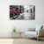 Quadro decorativo sala retrô londres em canvas - comprar online