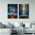 Kit 2 Quadros decorativos canvas Jesus Igreja para sala na internet