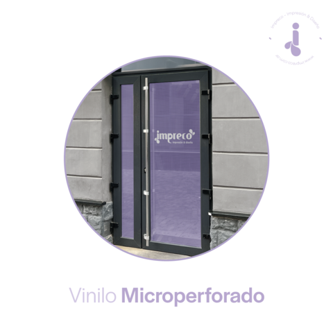 Vinilo Microperforado