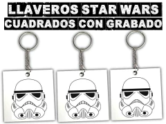 PACK 10 LLAVEROS STAR WARS - COMBINALOS COMO QUIERAS CON EL RESTO DE NUESTROS DIBUJOS. IDEAL CUMPLEAÑOS! en internet