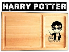 Harry Potter Plato de asado con cuenco de guarnicion. Regalos con grabado laser!