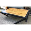 Mesa Ratona de Pinotea y Hierro de diseño