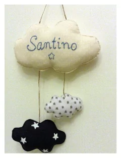 Móvil nubes en internet