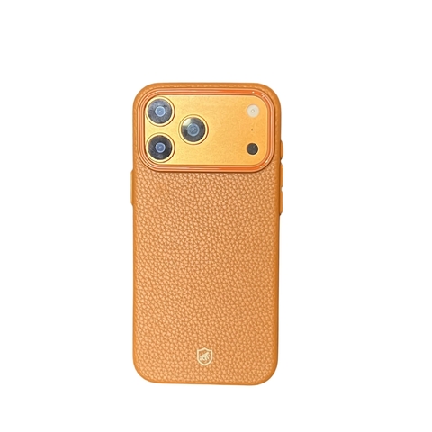 Capa Case iPhone 17 Pro Max Marrom Couro MagSafe - comprar online