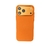 Capa Case iPhone 17 Pro Max Laranja Fibra de Carbono Ultra Fina Resistente - comprar online