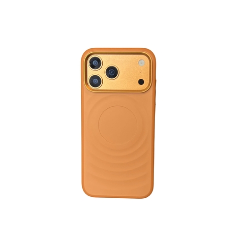 Capa Case iPhone 17 Pro Max Laranja Aveludada - comprar online