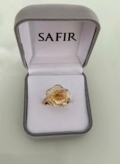 Anel Rosa Vazada - Aro 20 (Cód. 10017) na internet