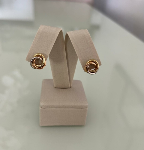 Brinco Argola 3 Cores (Cód. 10010)