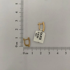 Brinco Argola Cravejada (Cód. 3521) - comprar online