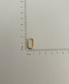 Brinco Argola Retangular M (Cód. 9978) - loja online
