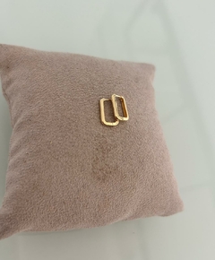 Brinco Argola Retangular P (Cód. 9981) - comprar online