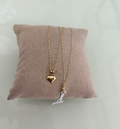 Cordão Com Pingente Coração 45cm 0.95 (Cód. 10050)