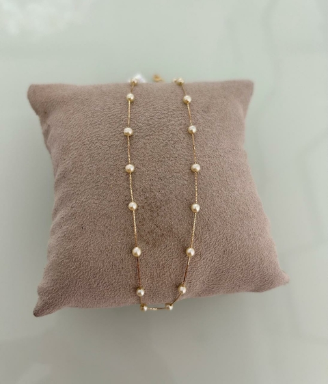 Cordão Veneziana Bolinhas 40cm 1.95 (Cód. 10070)