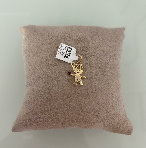 Pingente Menino Coração (Cód. 10034)