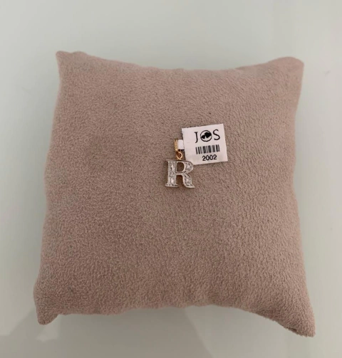 Pingente Letra R Brilhantes (Cód. 2002)