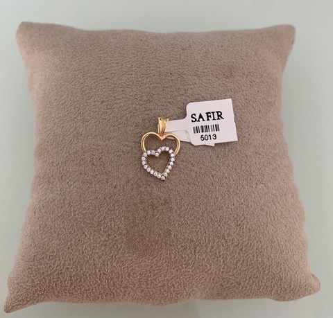 Pingente Corações Entrelaçados (Cód. 5013)