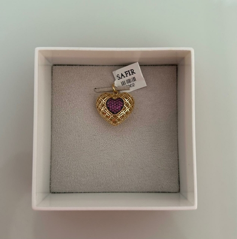 Pingente Sagrado Coração Vazado M (Cód. 7002)