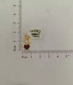 Pingente Menina Zirc.Vermelha (Cód. 7792) - comprar online