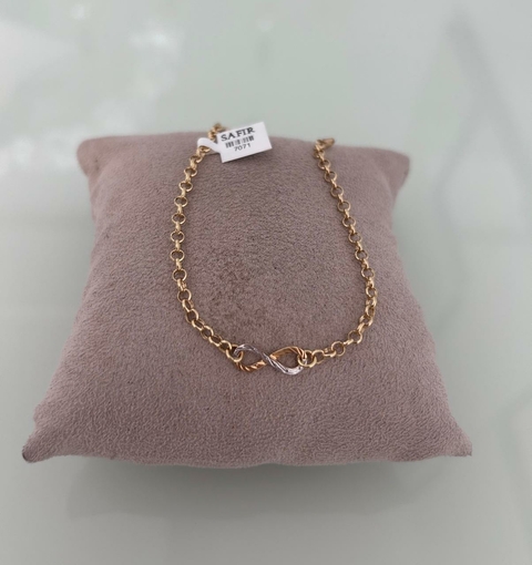 Pulseira Elo Ping. Infinito 19cm 2.0 (Cód. 7022)