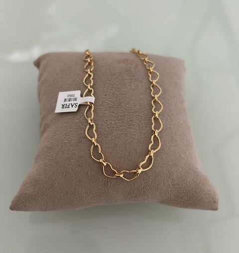 Pulseira Corações 20cm 2.52 (Cód. 7050)