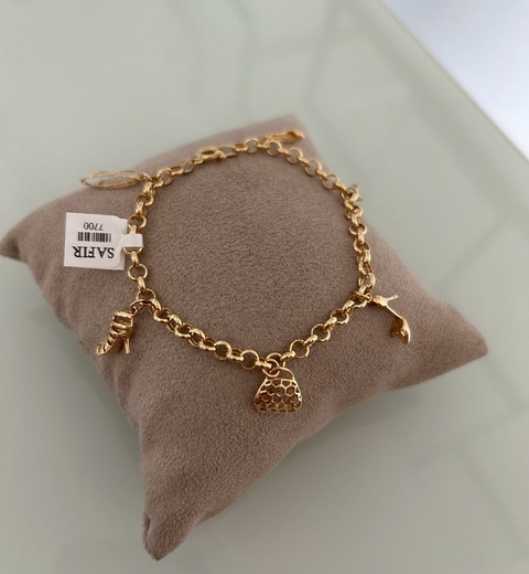 Pulseira Medalhas Acessórios 7.8 (Cód. 7700)