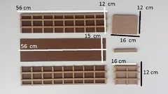 kit carroceria mdf para caminhão ( vai desmontada igual a foto ) na internet