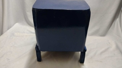 Cabine  feita  mdf  azul   (  foto real  ) - Miniaturas Uberaba 