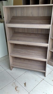 Balcão prateleira Sapateira MDF amadeirado - Ref S01