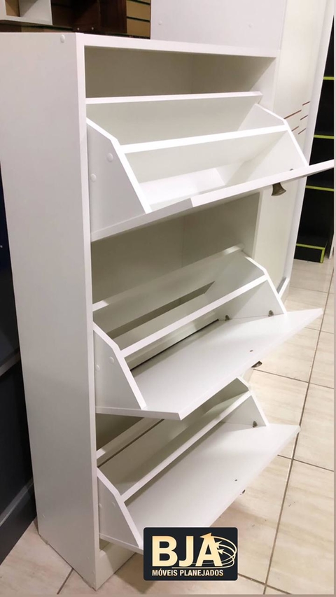 Sapateira gaveta MDF branco cód.9761