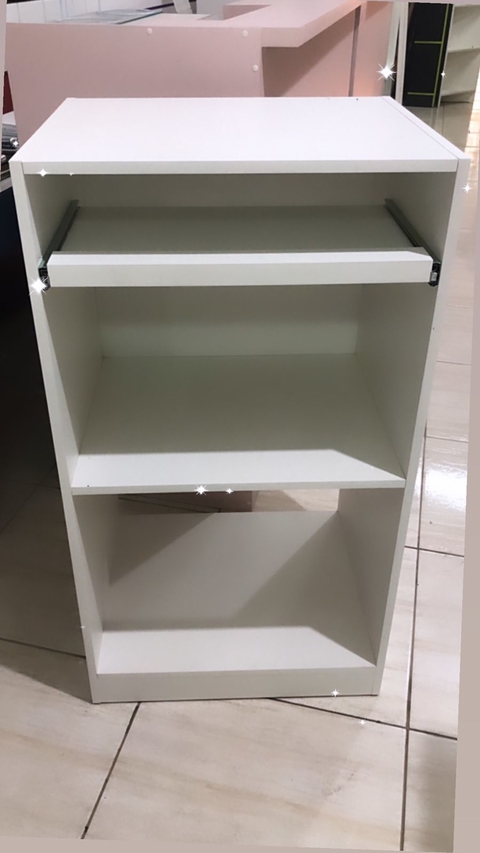 Balcão MDF branco para computador - Ref: balc13 - comprar online