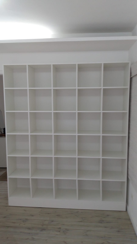 Armario colmeia MDF branco cód.ciffe