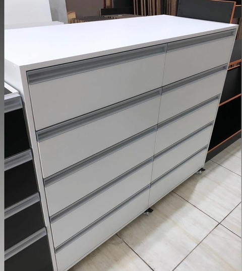 Comoda gaveteiro MDF branco cód.danycl