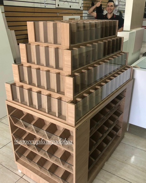 Balcão caneteiro MDF itapuã central cód.cane5