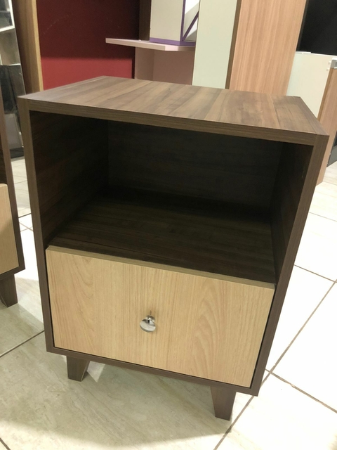 Mesa de cabeceira MDF amadeirado cód.CMD1405 - comprar online