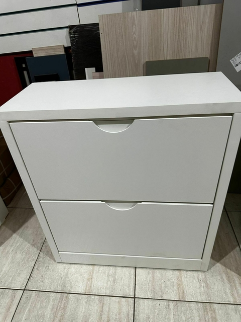 Sapateira MDF branco cód.b578