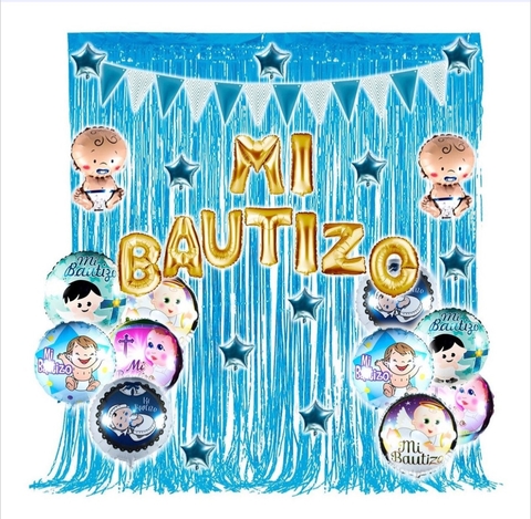 Kit decoración Bautizo Niño