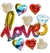 Kit De Globos De Corazón Love San Valentin Dia Del Amor E17