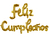 Letreo Feliz Cumpleaños Manuscrito - comprar en línea