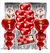 Kit Decoración San Valentin Amor Amistad Globos Rosas E25