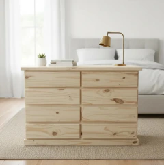 #209 Comoda 120cm con 8 Cajones - comprar online