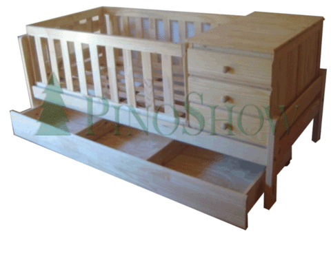 #176 Cuna Funcional con Carro Cajon - comprar online